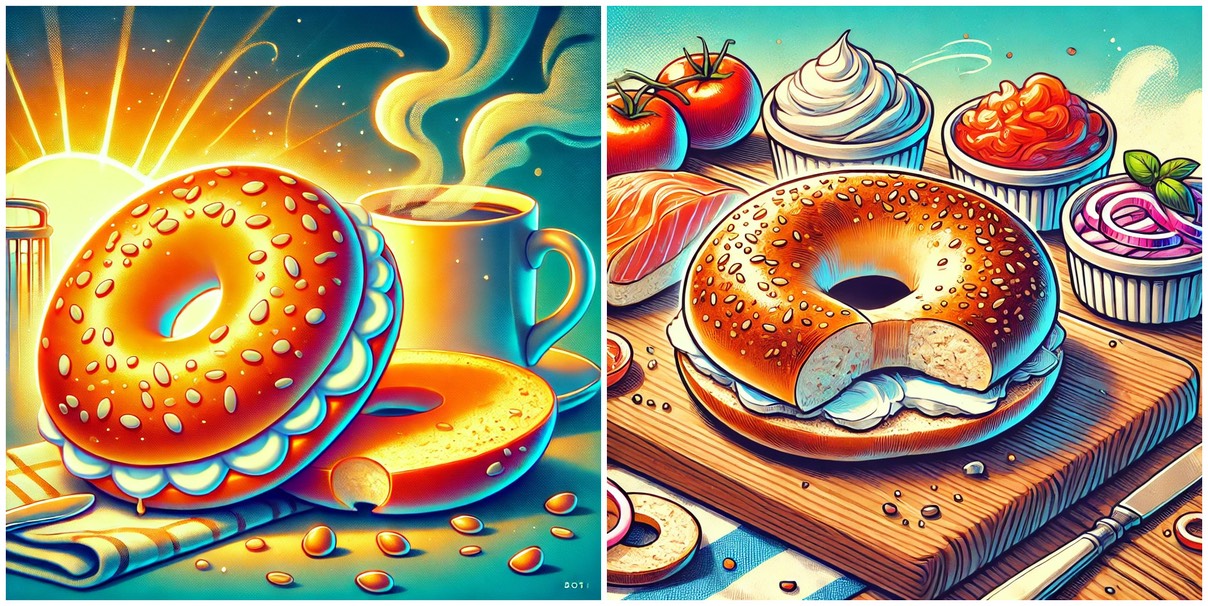 Bagels with Cream Cheese 1 Bagels with Cream Cheese